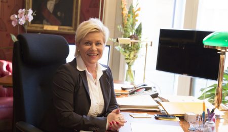 Finansminister Siv Jensen presenterte boligskatten 2017