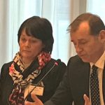 Carl O. Geving og Nina F. Skumsrud i høring på Stortinget