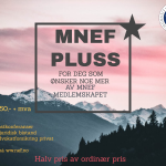 MNEF Pluss - Få mer ut av medlemskapet