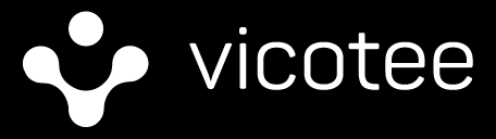 Logo Vicotee negativ