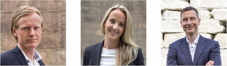 Bilde av Andreas Langeland, Elisabeth Bjørkhaug og Torolv Sundfør fra Advokatfirmaet SGB